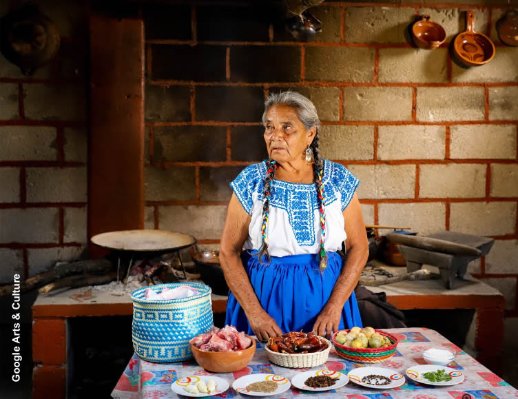Traditional cook of Oaxaca