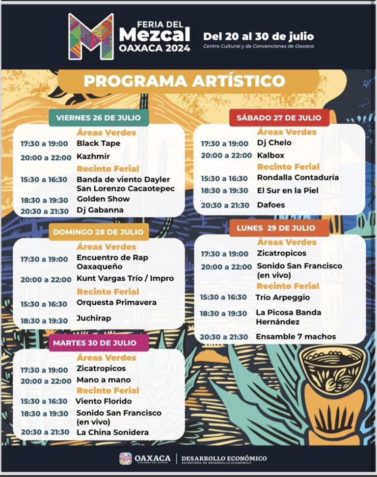 Programa Artístico Feria del Mezcal